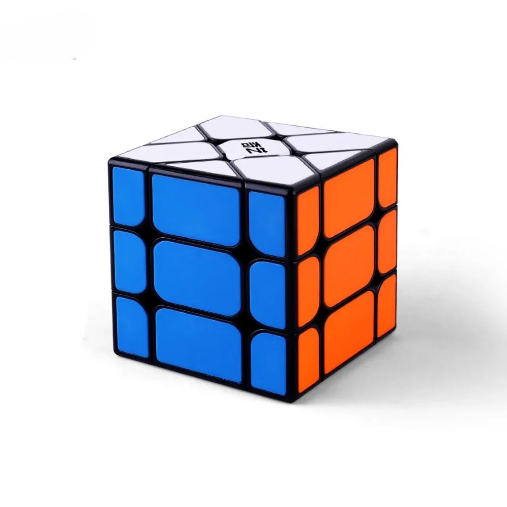 Windmill S Cube Fisher S Axis S Stickerless Black Updated Cubo Magico Cube Educational Toy Gift Idea Puzzles