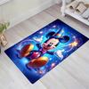1pc Mickey Pattern Area Rug Soft Flannel Floor Mat for Living Room,Office,Bedroom and Carpet