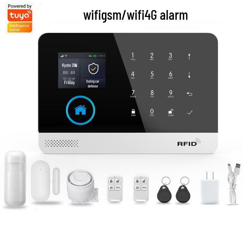 

TUYA Многоязычная 4G+WIFI Сигнализация: Датчик открытия двери/окна и инфракрасный детектор