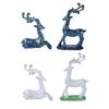Figure Car Dashboard Decoration Reindeer Statues Resin Automotive Interior Accessories for Vehicles Christmas