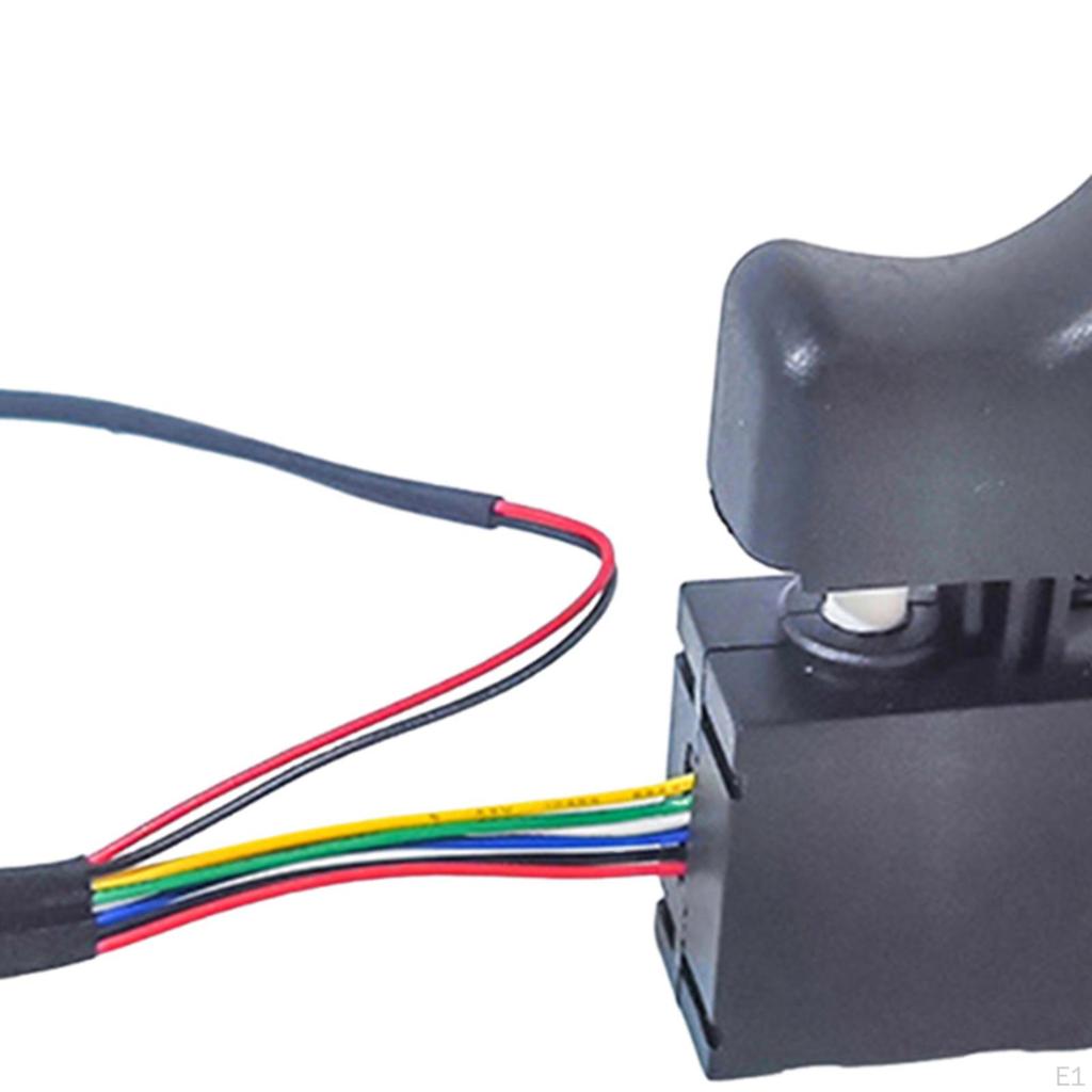 Electric Wrench Switch Brushless Spare Part Compact Lightweight Easy to Install Replacement 8 Wire