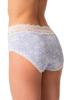 Figi damskie bawełniane (2 pack) o kroju midi bikini z koronką w pasie LPC 533 Key