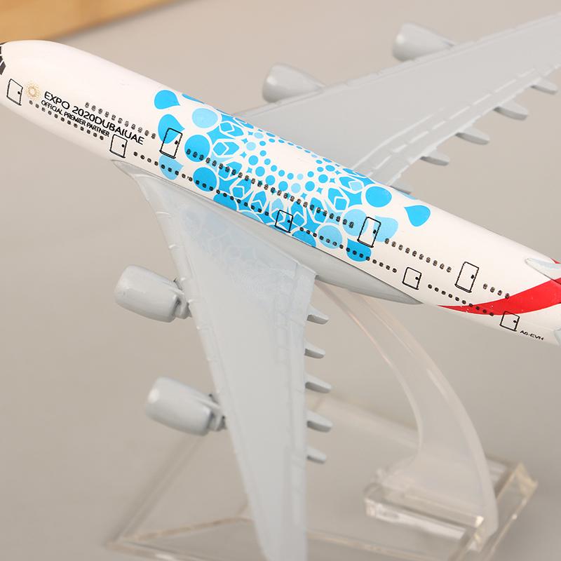 16Cm Alloy Aircraft Model Of Uae Expo Air  Airlines Airways Airplane Model Airplane Diecast Metal Planes Ornament