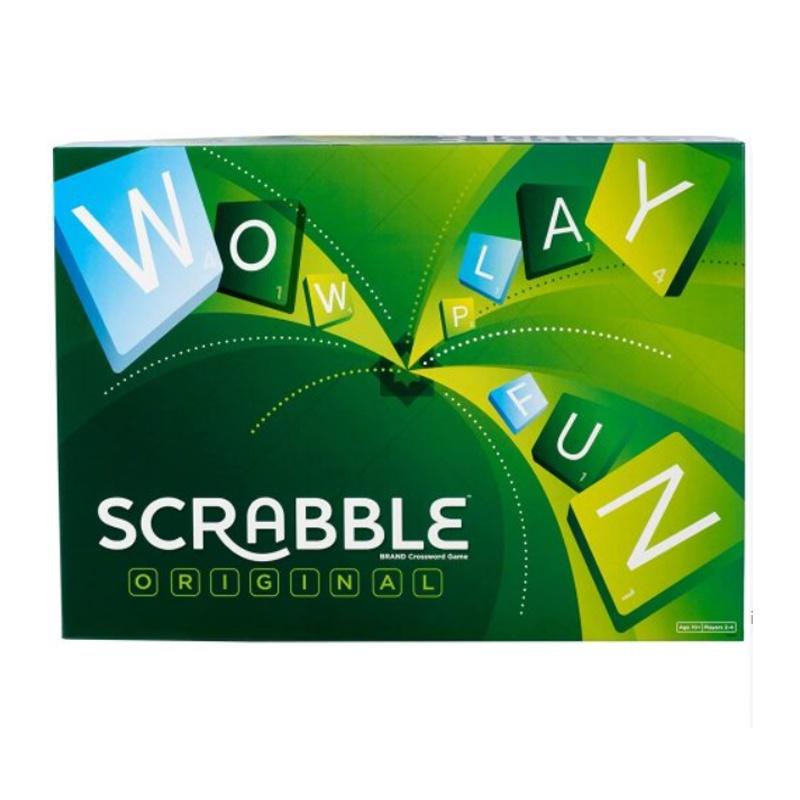 Klassisches Scrabble Original Wortbildungs-Brettspiel für Familienspaß und Lernen