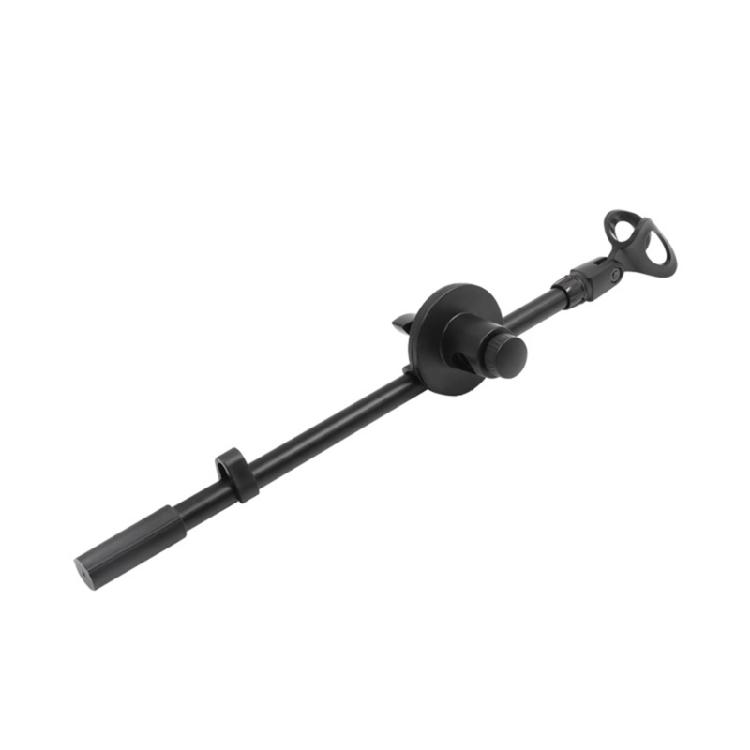 Leichter Mikrofon-Schwenkarm-Ständer mit Klemme, 360 Grad drehbar, arretierbar, Mikrofonklemmen-Halterung für verschiedene Mikrofonmodelle