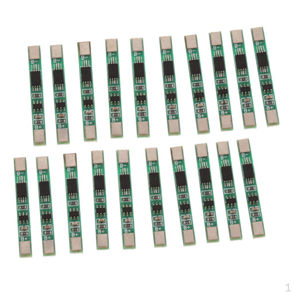 20 Pieces 3.7V 18650 Lipo Battery Board Module