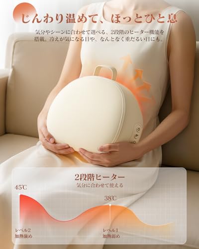 [Novo Design 2025] Almofada Lombar Hoxhyon, Recarregável por USB, Presente de Natal para Lombar, Costas, Pescoço, Ombros, Coxas e Panturrilhas. Pílula Multiuso