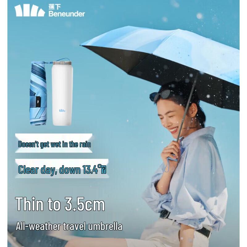 

Beneunder UV Protection All-Weather Three-Fold Umbrella