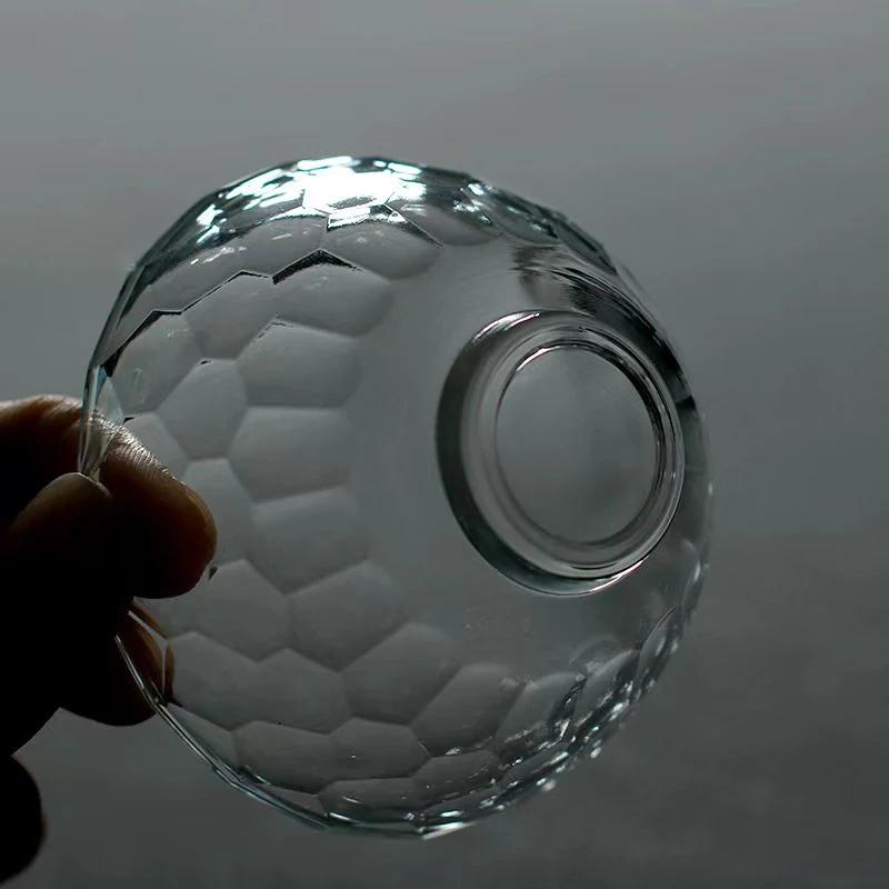 Japanese Hammer Pattern Glass Tea Cup Set With Heat-resistant Glass Tea Set Cup for Coffee Cups Wholesale Mug Glass Teacups