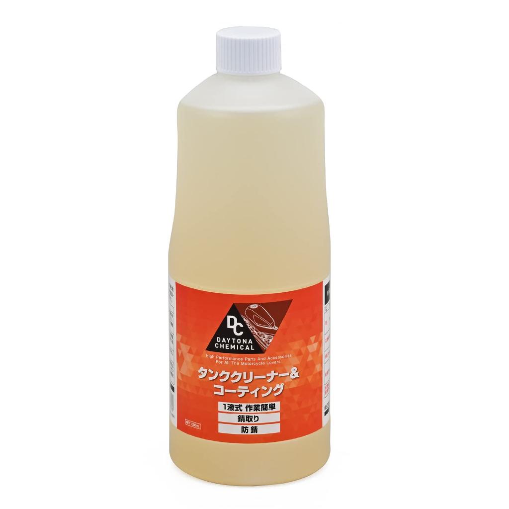 Daytona Motorcycle Tank Cleaner 1L Rust Remover Coating for Gasoline Tanks 36017 &