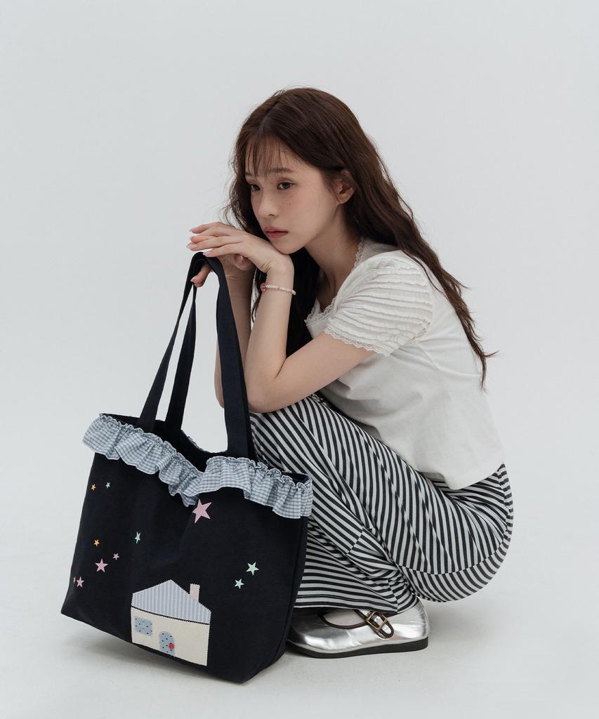 High School Disco Fog Stripe Skirt
