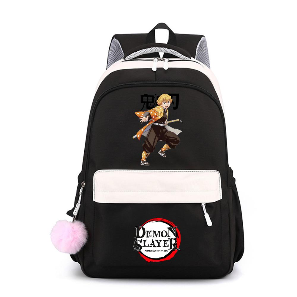Anime Demon Slayer Printed Large Capacity Waterproof Backpack for Teenger Student Schoolbag Bookbag Gift Travel Bag