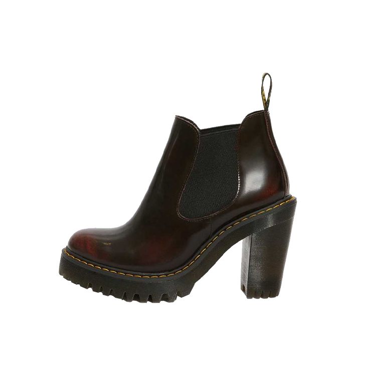 

Dr. Martens Fashion Versatile High Heel Chelsea Boots Women boots Burgundy 23932600 37