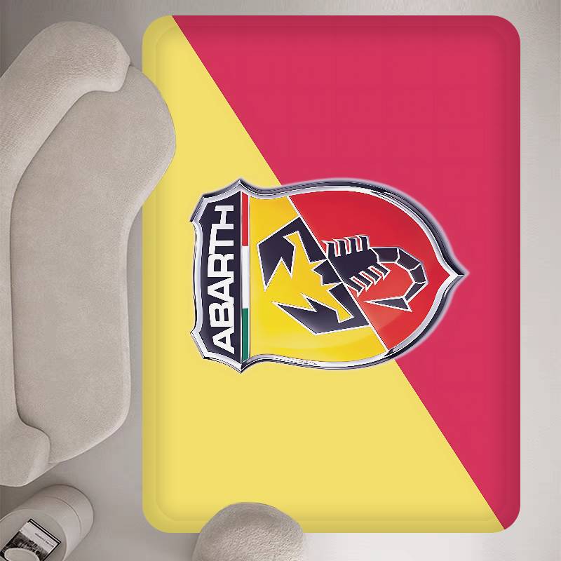 Bath Mats A-AbarthS-S Kitchen Mat Kids Room Bedroom Decoration Balcony Anti-Slip Doormat Living Room Alfombra
