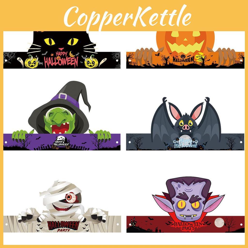Halloween Paper Hats Colorful Decorations For Children's Parties