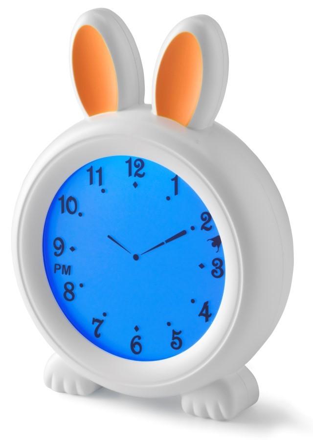 Night Light with Alarm Clock, Sleep Trainer Alecto BC100BUNNY, Alecto