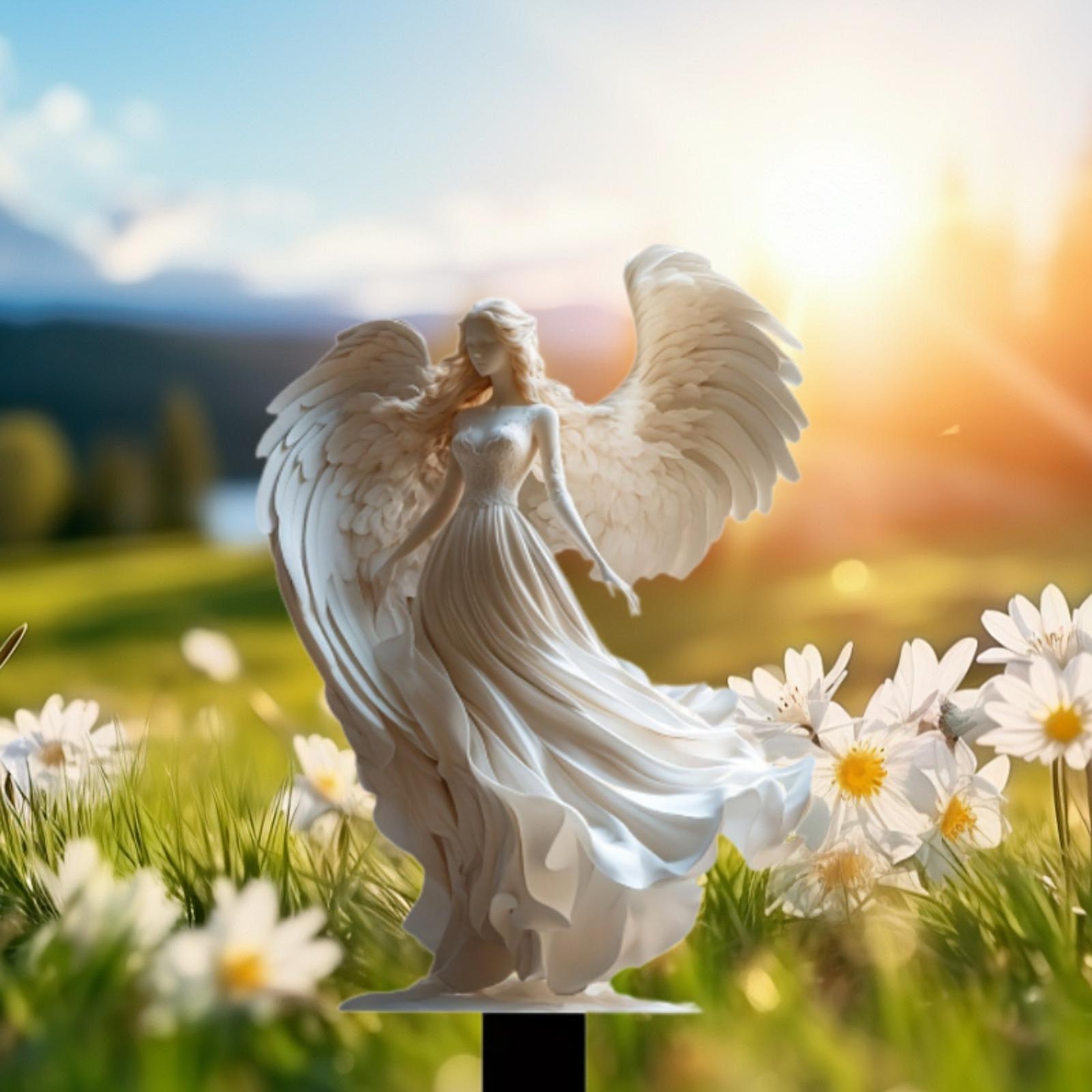 

Angel Garden Stake Fairy Accessories Planter Collection Симпатичная табличка 2D