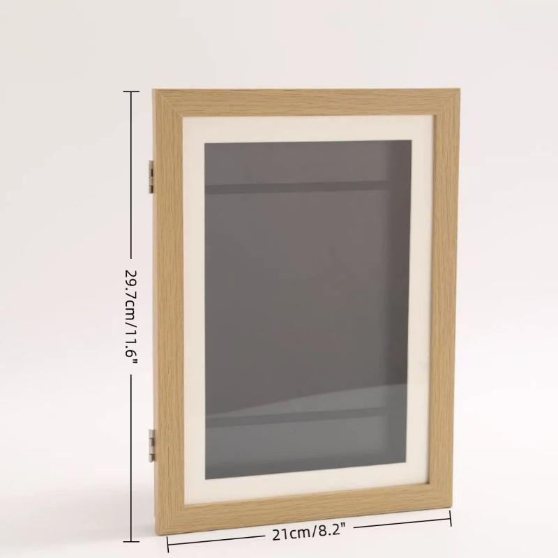 A4 Dětský Rám na Výkresy Magnetický Přední Otevírací Vyměnitelný Dětský Rám Frametory Pro Plakát Fotku Kresbu Malbu Obrázek Displej Domácí Dekorace