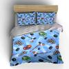Hockey Gear Themed Three-Piece Set Soft Comfortable Duvet Cover Bedding Set Included 1*Duvet Cover & 2*Pillowcases, Gift