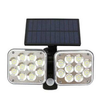 New Tri-Head LED Solar Wall Light with Motion Sensor