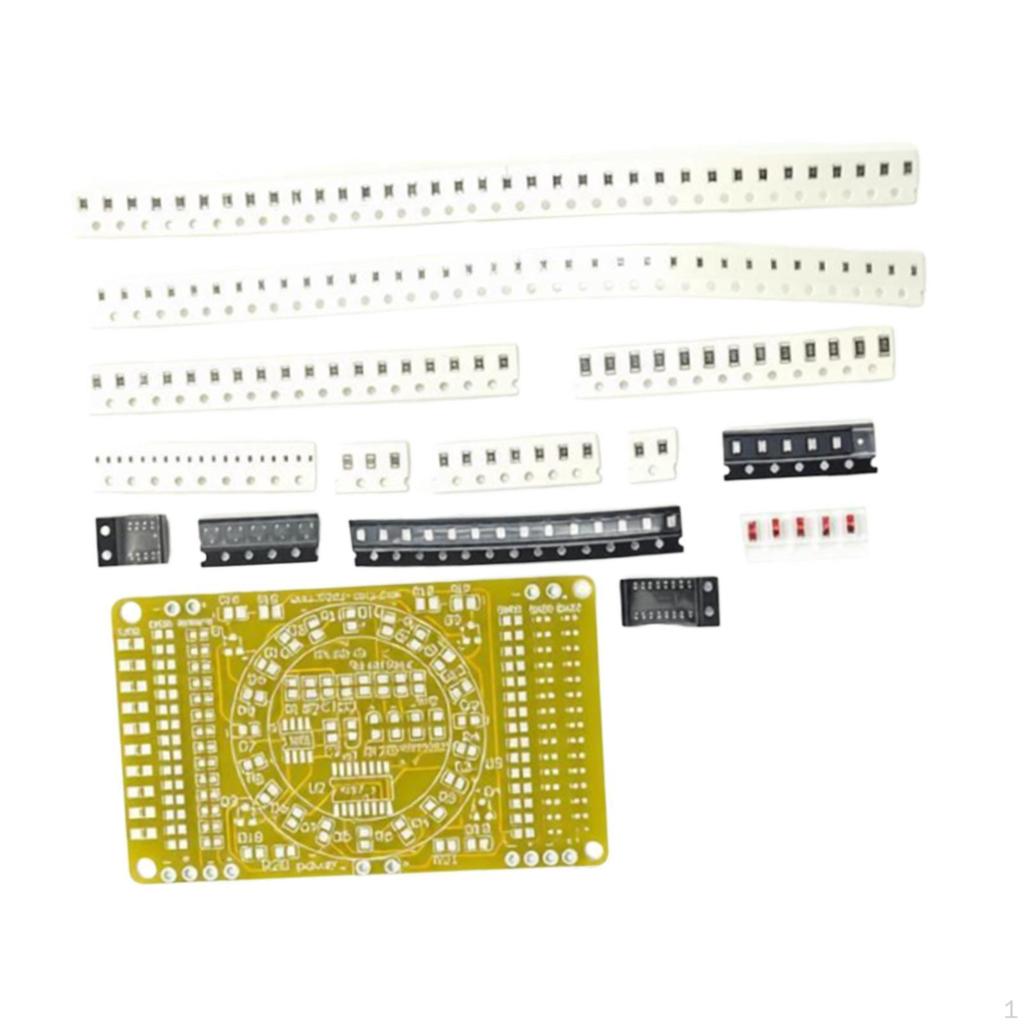Kit for Electronic Soldering Practice Includes SMD Board And Printed Circuit Suitable