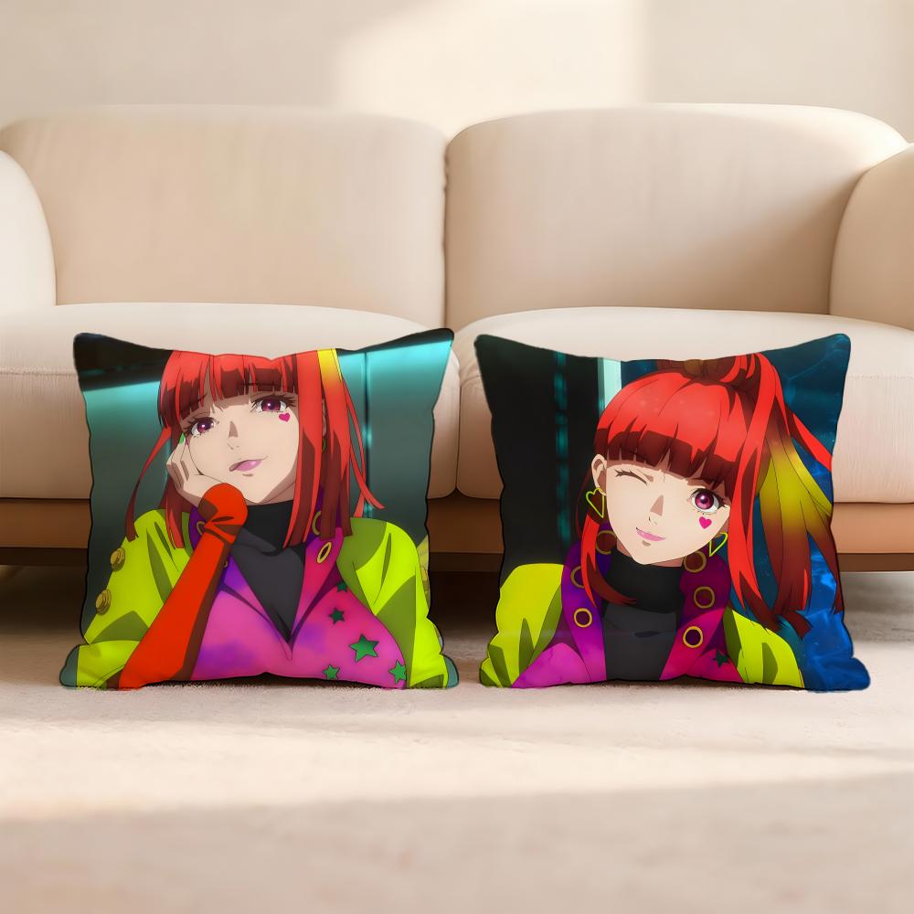 G-GNOSIA Anime Cushion Cover Home & Car Multi-Scene Pillow Cover - Reversible, Soft & Durable for Daily Use