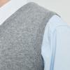 Hengyuanxiang Men's Pure Cashmere Sleeveless Sweater