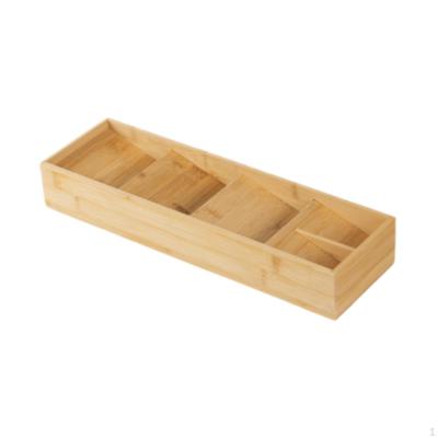 Bamboo Cutlery Storage Box for Knives And Forks