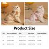 For 2.5-7kg Warm Cat Vest Kawaii Winter Cat/Dog Clothing Soft Fabric Pet Fashion Plush Vest Pet Accessories for Winter