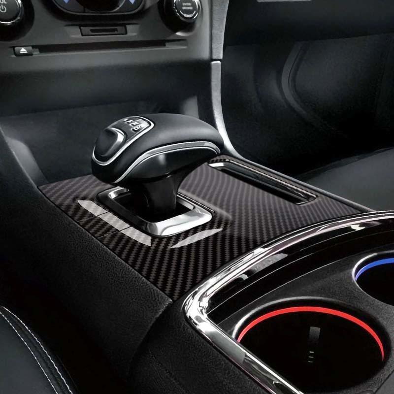  ABS Interior Electronic Gear Shift Panel Decoration Protective Cover Sticker Fit For Dodge Charger 2011-2014 Interior Accessories