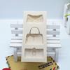 2 Stück 3D Silikon Kuchenformen Damen Handtaschen Design für Fondant Gumpaste Schokolade Rand Dekoration Backzubehör