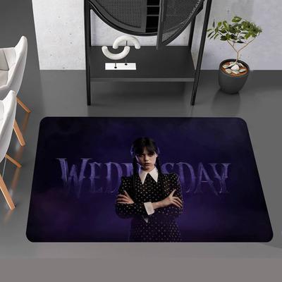 W-WednesdayS A-Addams Floor Mat Retro Multiple Choice Living Room Kitchen Rug Non-Slip Modern Home Decor
