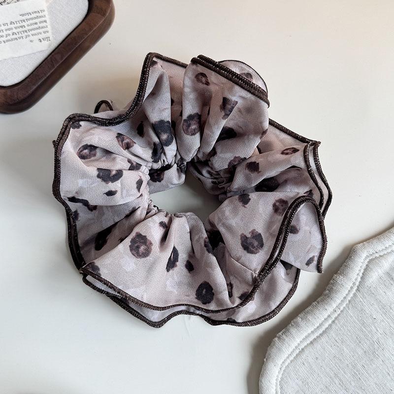 

Ретро корейский стиль шифон цветочный рюш резинка для волос