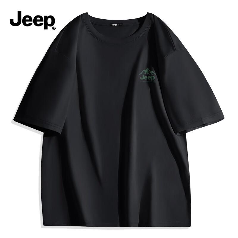 

JEEP Men s Ice Silk Breathable Short Sleeve T-Shirt 4XL