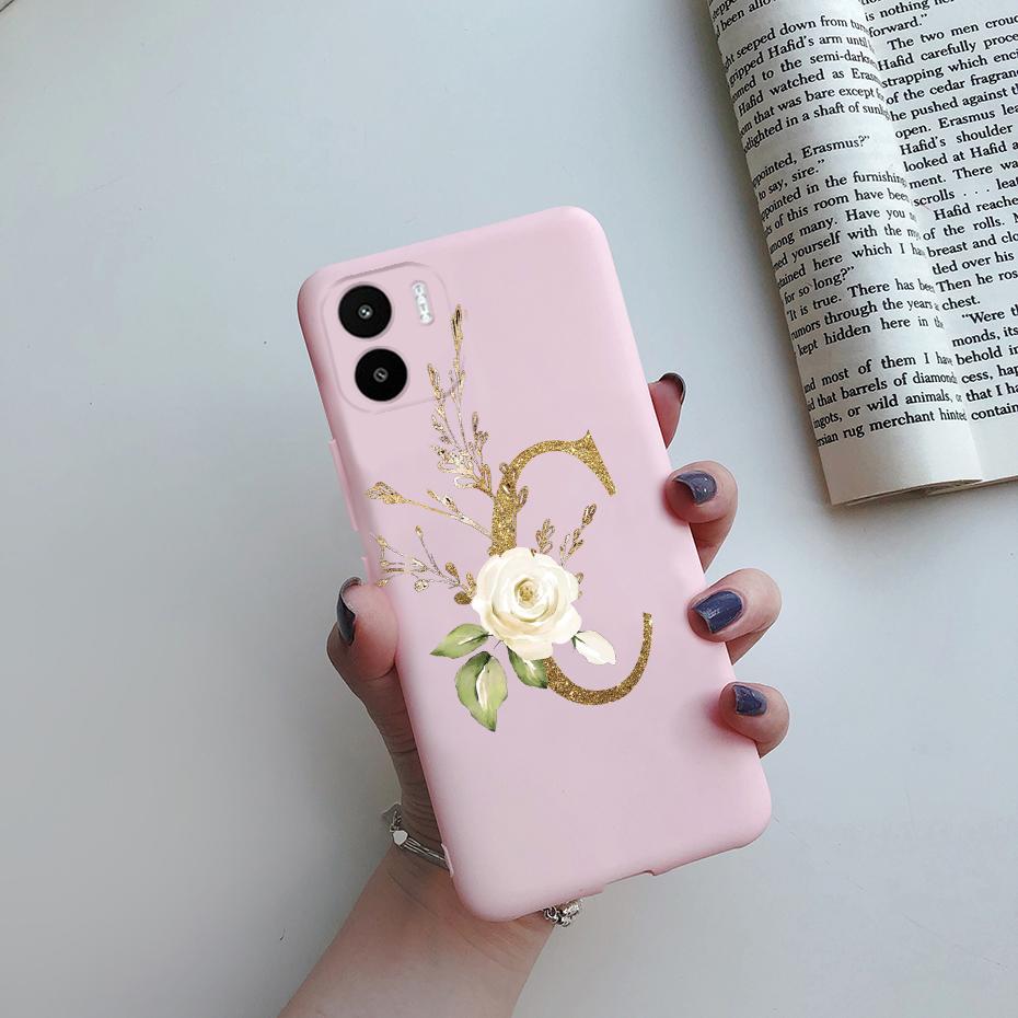 For Redmi A2 Plus Case Funda Cute Letter Soft Silicone Phone Case For Xiaomi Redmi A2 Plus Case Cover Bumper for Redmi A2+ Coque