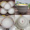 Waza no Kura Stylish Kutani Ware Small Set of Assorted Colored Japanese Traditional Japanese Serving Made in Perfect for Wedding and Tableware, Bowls,