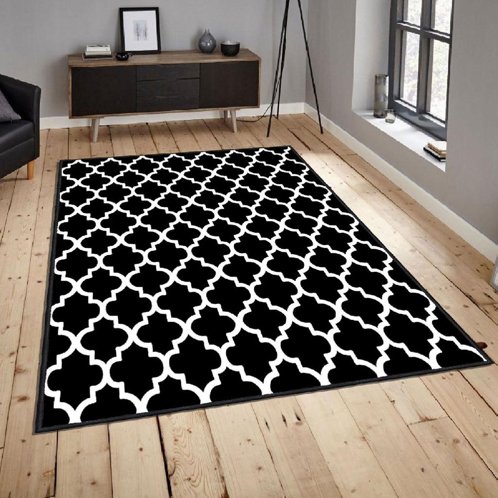 Decorative Special Design Modern Floor Rugs Patterned Non-Slip Base Washable