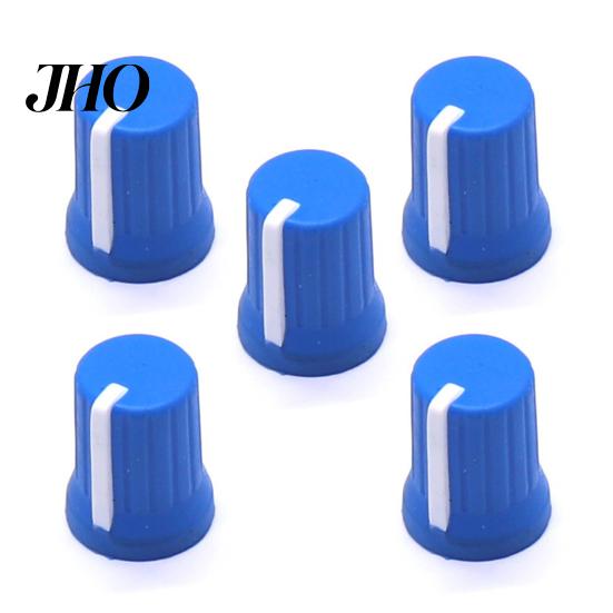 Rotary Knobs 5Pcs Universal EQ Knob Replacement Wear Resistant Caps Mini Size Simple Installation Equalizer Potentiometer Fader Wear-resistant