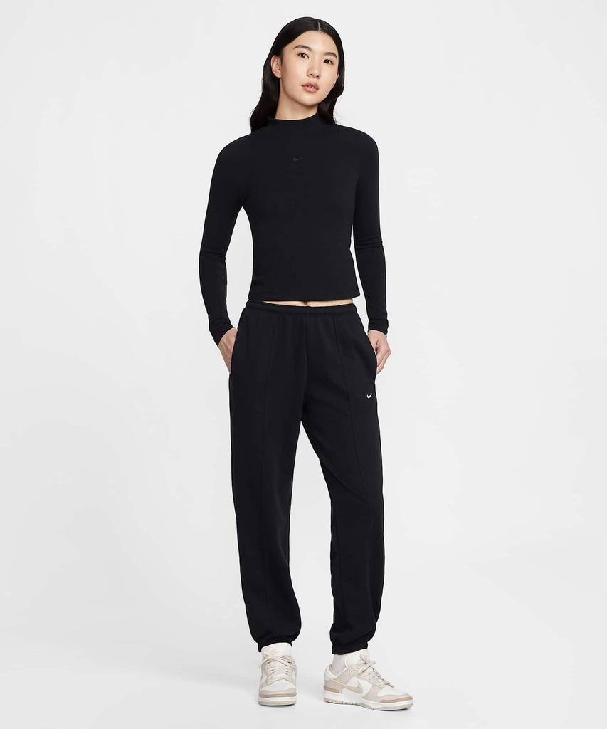 Nike Sportswear Chill Terry Mid-Rise French Terry Joggers W - Black:Sail / If0233-010