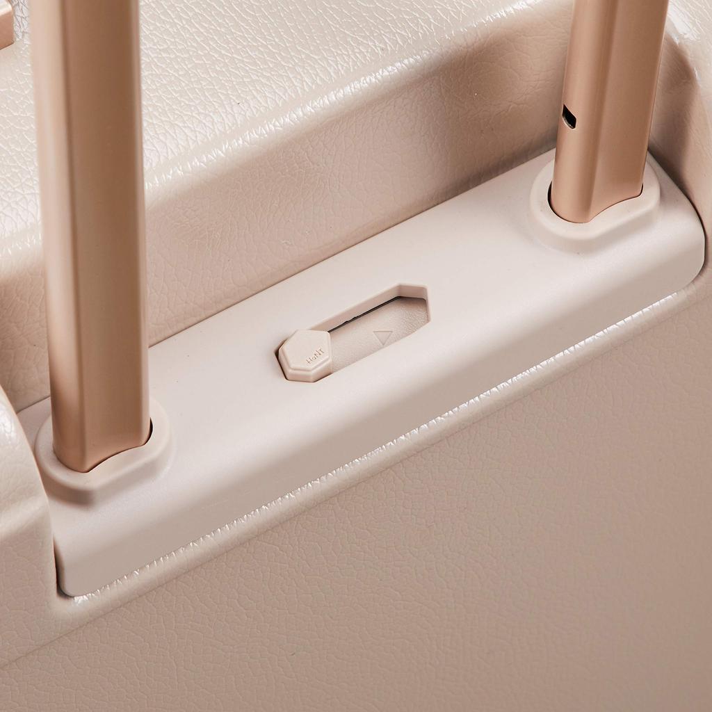 Suitcase with Caster Double Eco Bag for Notre 54 Pottery Beige [Hunt] Stopper, Wheels, Included, 1-3 Nights, Carry-on Luggage, 06881, Cm,