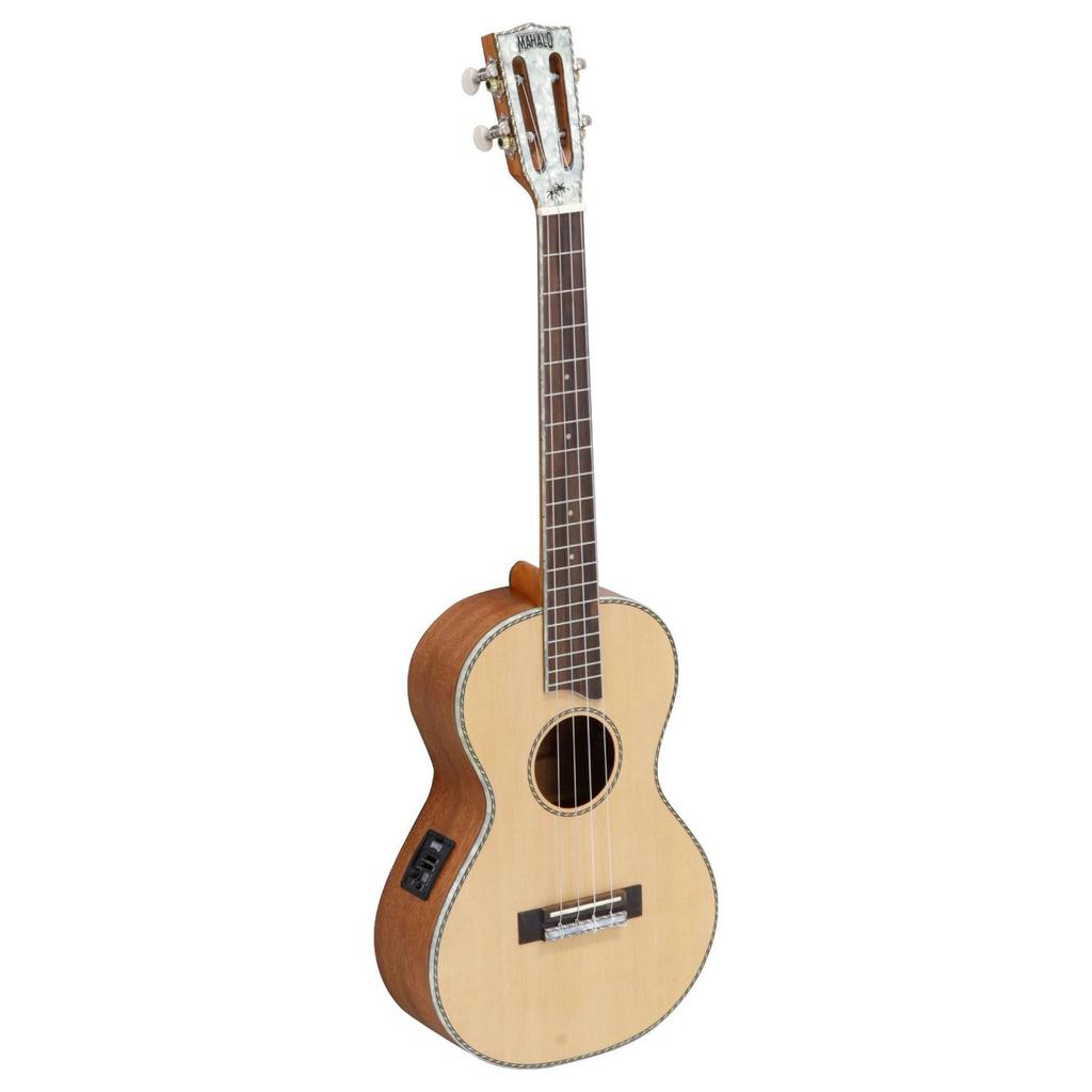 MAHALO Pearl Series Ukulele bariton Material superior molid Sitka Placă simplă cu pickup MP4E