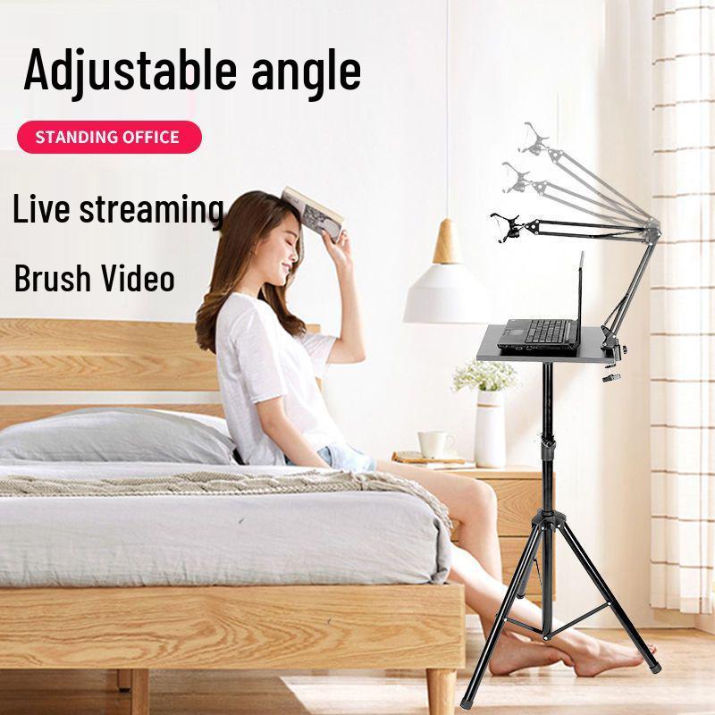 Portable Foldable Laptop Stand & Desk Riser for Office, Desktop, or Streaming