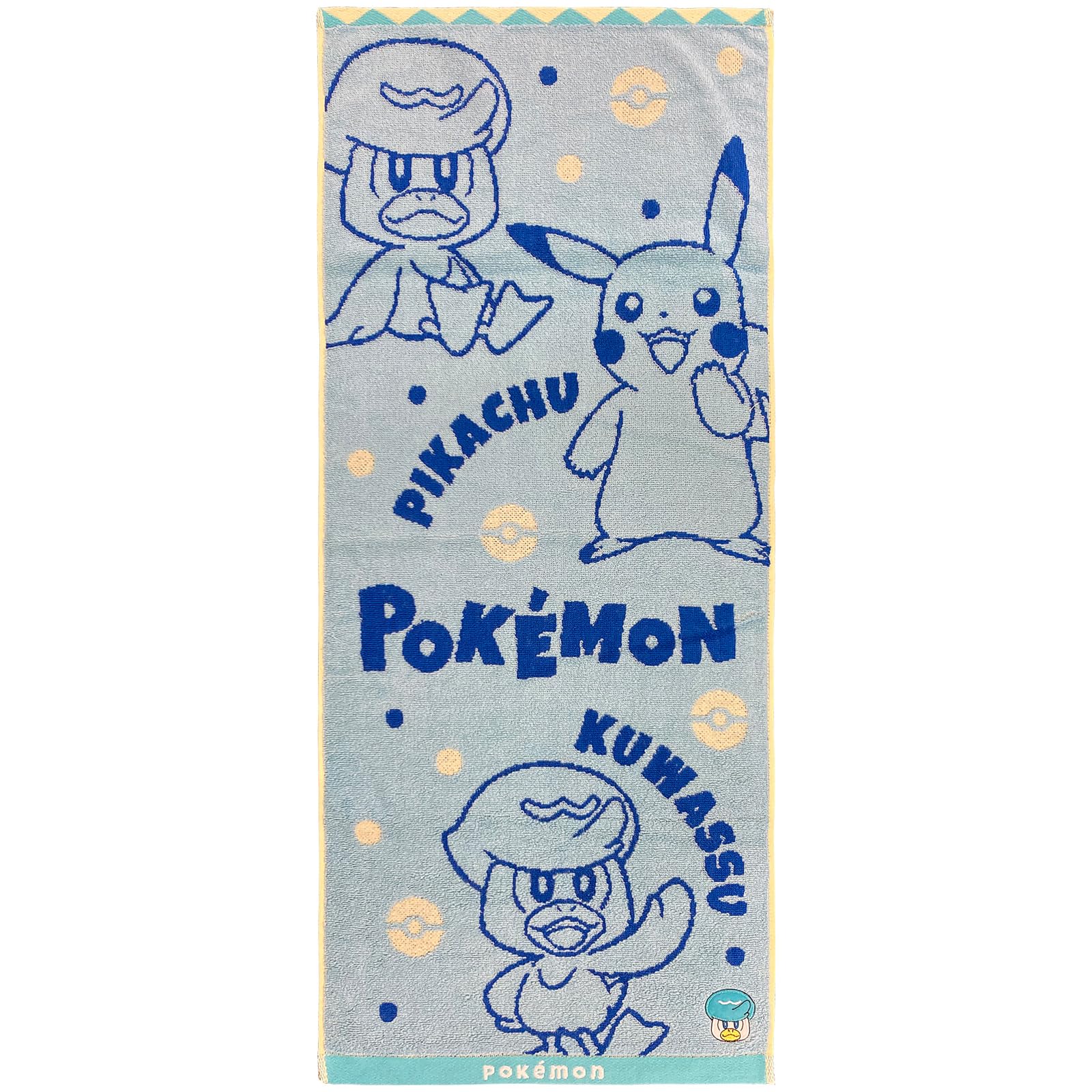 Hayashi Face 34 x 80 Pokemon FO207900 Towel, Approx. cm, Quascus,