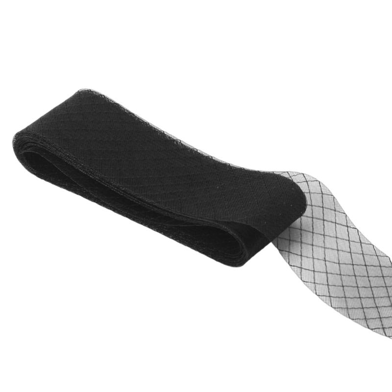 Mesh Ribbon Binding Band Sinamay Fascinator Hat Bowknot Handmade Projects 8cm Width Elastic Ribbon for Millinery Hat