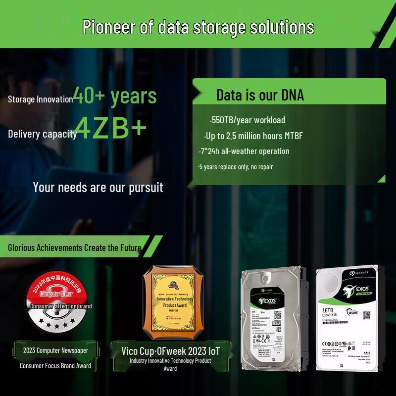 Seagate Exos 7E10 Enterprise SATA Hard Drive