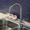 Lujing 304 Stainless Steel Wall-Mounted Single Cold Kitchen Faucet