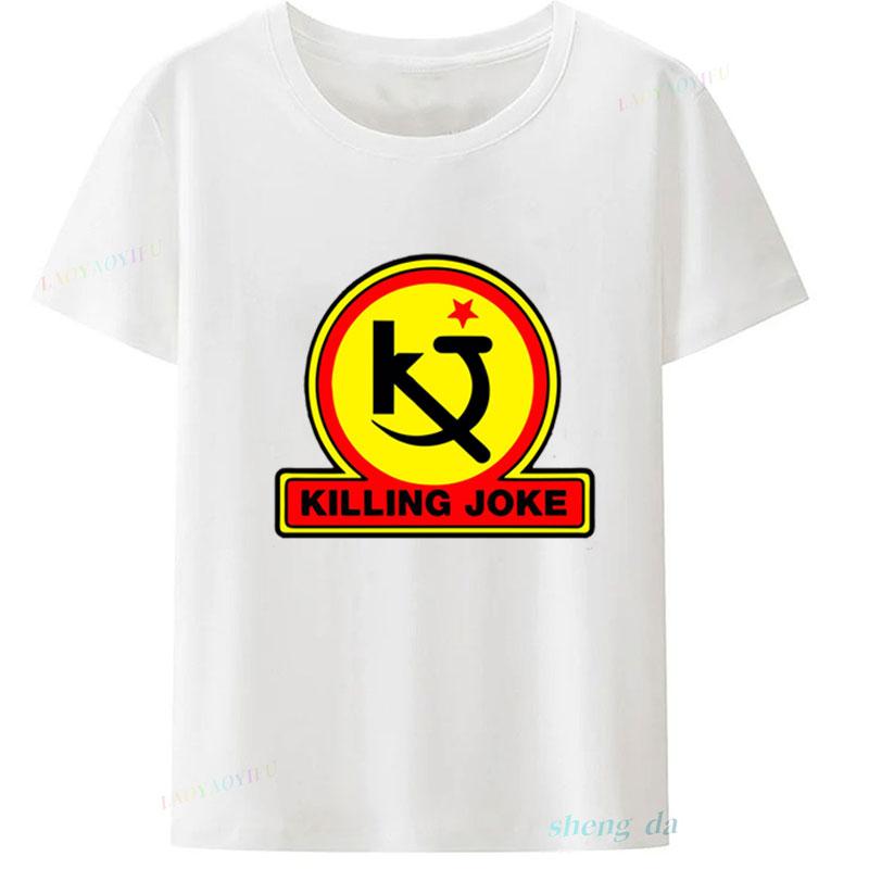Camisetas Killing Joke Gun Nun Punk Rock Band Music Funny Gift T Shirt 80s 90s Vintage Style Polyester Cheap Unisex Clothes