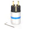 Monosaudio AC Power Plug Pure Copper 24K GoldPlated IEC Connector Cable Plug (E106G (Male) )