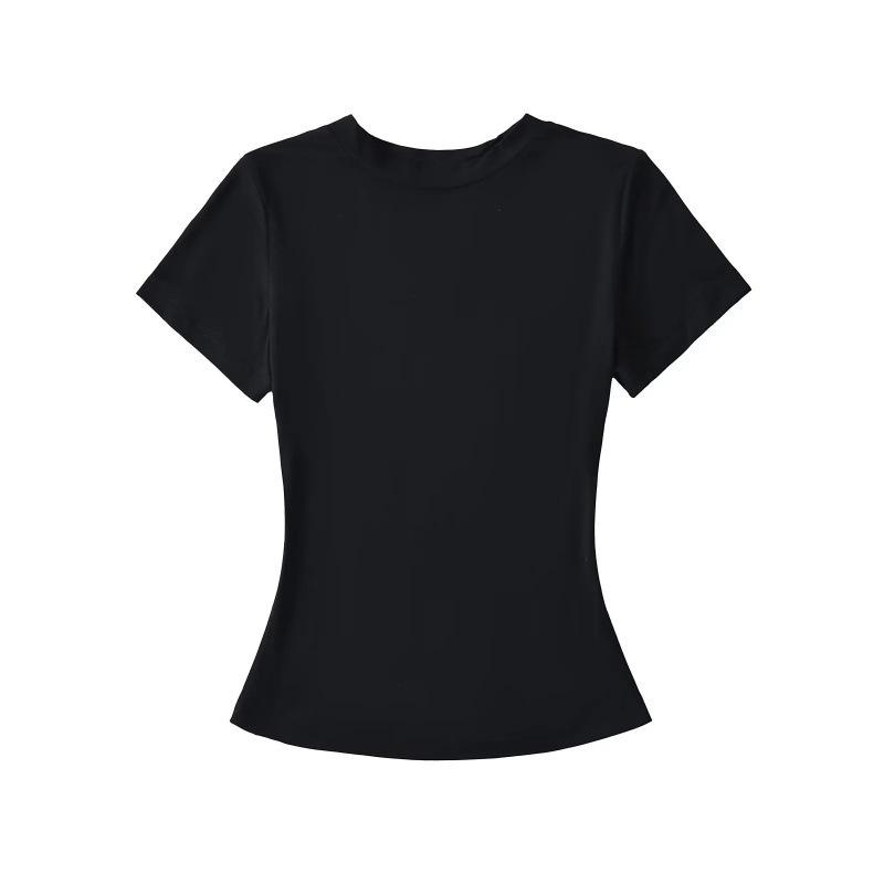 

Soft Drape Wide-Leg Yoga Pants & Short Sleeve Top Set Small