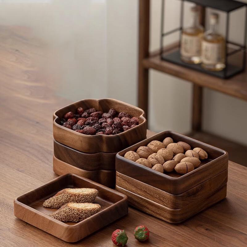 Xidian Solid Wood Fruit Plate & Storage Tray